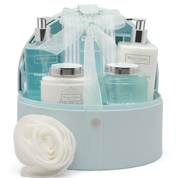 Winter In Venice simple Vintage Cotton Jewellery Case